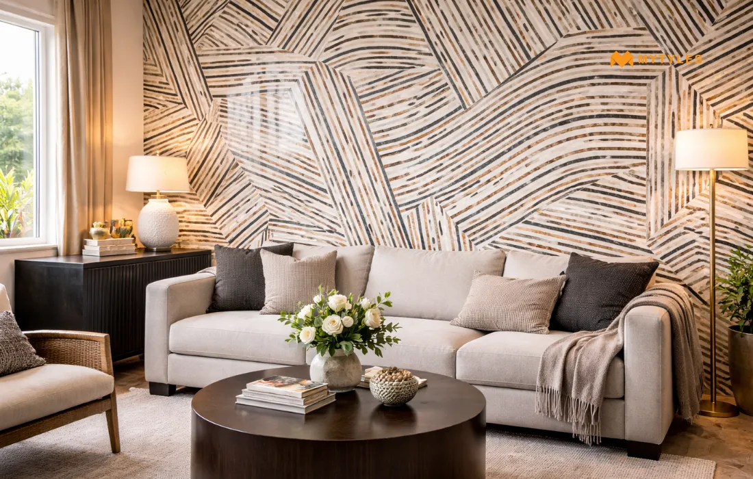 Granite Wall Tile in Living Room